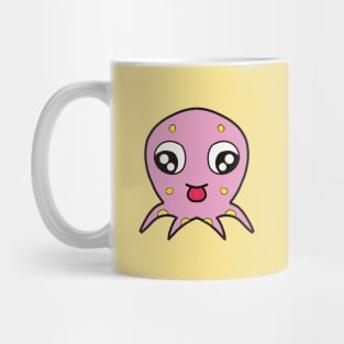 Happy Face Octopus Mug